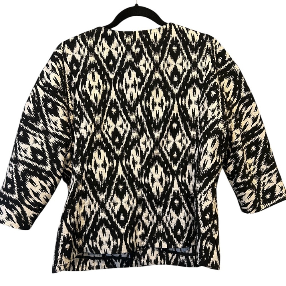 Peter Nygard Ikat Open-Front Blazer - Picture 6 of 11